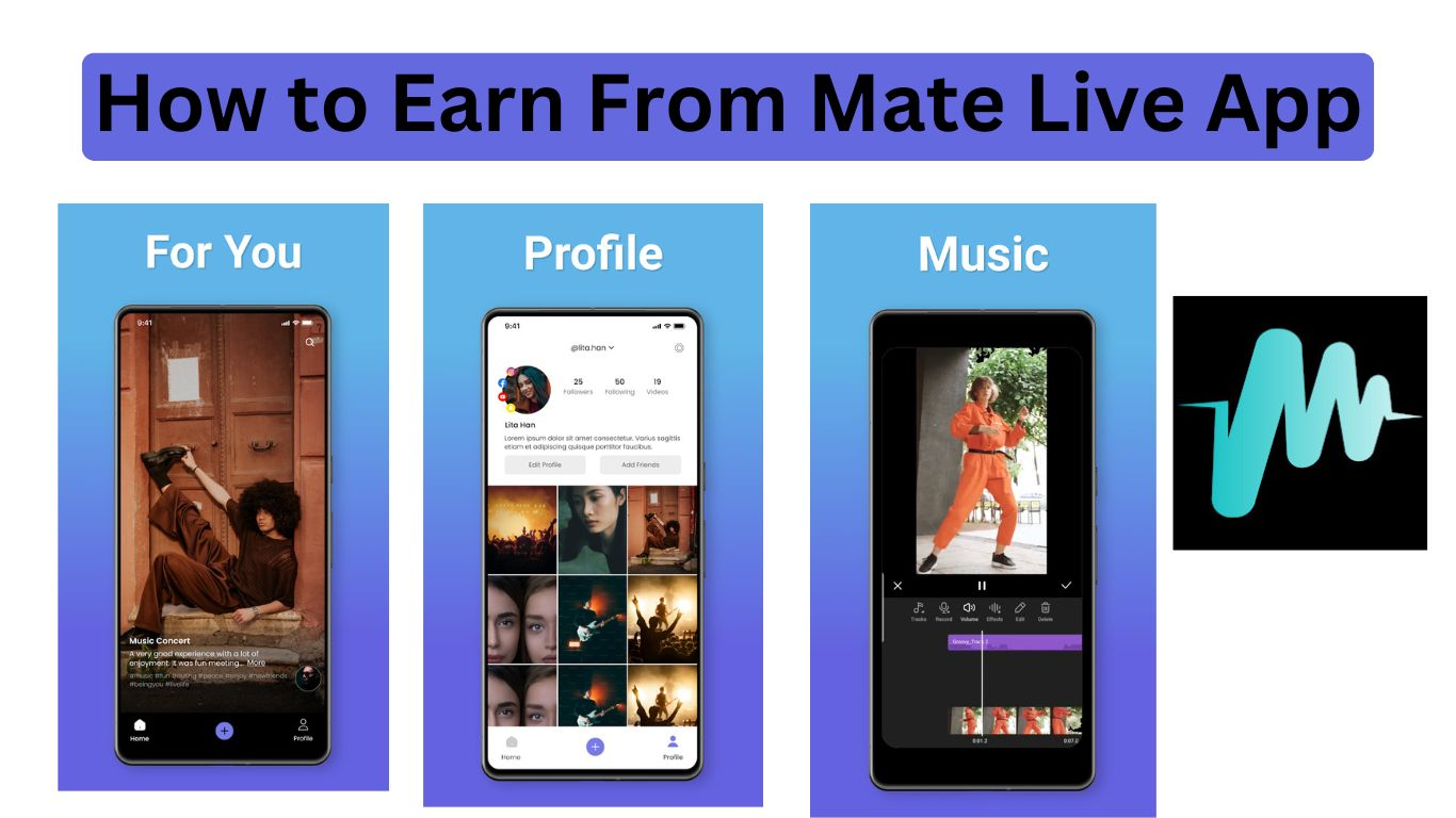 How to Earn From Mate Live App